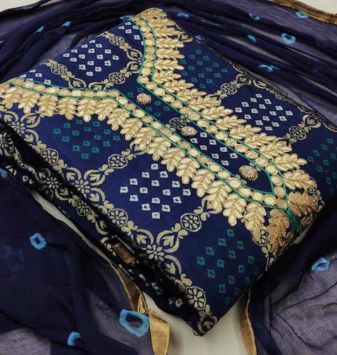 Printed Unstitched Dress Material